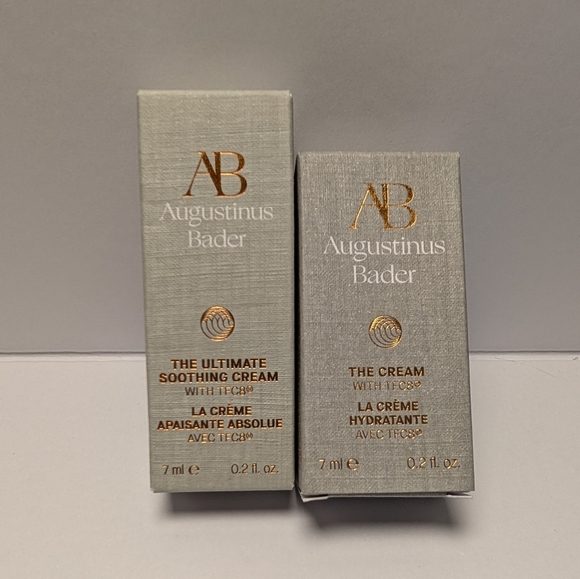 New Lufthansa First Class Amenity Kit W/ PJs & Augustinus Bader Products - Picture 2 of 9